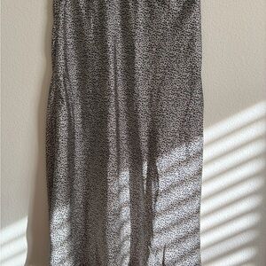 Sienna Sky Black and White Patterned Skirt